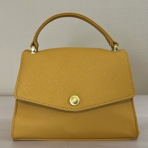 NEW Janie & Jack Collection bag mustard yellow golden bag purse 6.5" x 6”